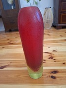 Stary 19 wieczny wazon że szkła