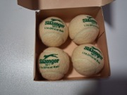 4 piłki tenisowe marki Slazenger z roku 1977