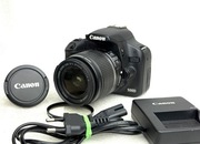 Lustrzanka Canon EOS 500D z obiektywem Canon EF-S 18-55mm f3.5-5.6 IS