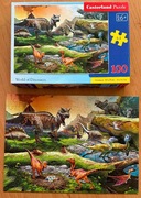 CASTORLAND Puzzle World of Dinosaurus 6 lat 100 sztuk