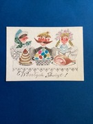 DANUTA IMIELSKA - POCZTÓWKA - „WIELKANOC” - 1963 rok