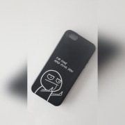 Etui case iphone SE 5S 5 im fine and fuck you