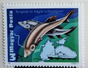 WĘGRY 1979  Mi 3369 A ryba idealna pozycja