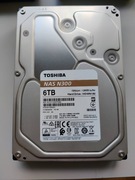 Dysk TOSHIBA N300 6TB Gwarancja do 31.05.2024