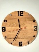 Zegar dębowy mechanizm cichy 40cm
