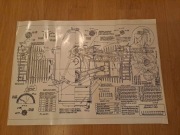 plakat silnik M-72 Ural Dniepr 48x68cm