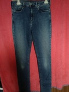 Pepe Jeans: niebieskie jeansy skinny high waist 30/32