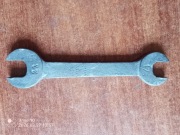 Stary niemiecki klucz płaski 17 22