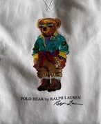 Polo Ralph Lauren Bear 2XLT Biała Męska Bluza Misiu Oreginalna Nowa Unikat 