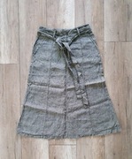 Spódnica John Lewis len melanż brązowa roz S/M