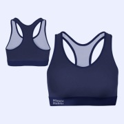 Nowy Top Sportowy Hippie Habits - Navy Blue - rozmiar S