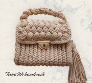 Waniliowa torebka handmade