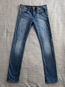 Niebieskie spodnie jeansowe jeansy Superdry W30 L32 30/32 Standard Skinny