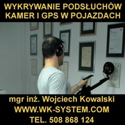 Detektyw - mgr inż. wykrywanie podsłuchów w telefonie, biurze wk-system.com