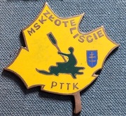 Odznaka Ogólnopolski Spływ Kajakowy MSK złote liście PTTK wszystkie