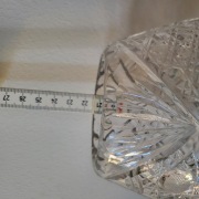 Wazon kryształowy, gwiazda Dawida, szklany wazon