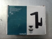 Bateria umywalkowa GoodHome Cavally L czarna +korek klik klak 