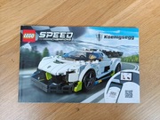 Instrukcja LEGO Speed Champions 76900 Koenigsegg Jesko