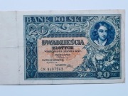 151#N BANKNOT 20 ZŁOTYCH 20 CZERWCA 1931 ROK SERIA CN 9407263