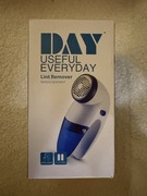 Golarka do ubrań na baterie niebieska nowa