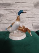 Kaczki duża figurka porcelana Zsolnay Pecs 