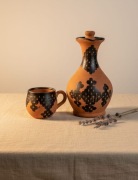 Zestaw marokańskiej ceramiki – ręcznie robiony, Marrakesz