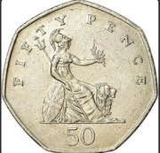 Królowa Elżbieta II  1997r. 50 Pence