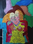 obraz akrylowy tytuł- WDOWA 60x80