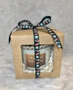 Świeca sojowa 180ml biały słoik 