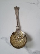 Sheffield England WA Łyżka Do Serwowania Sałaty Owoców Królewska Bogata