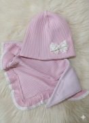 52/54 komplet zestaw wiosenny przejściowy czapka ocieplana chusta polar