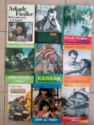 Zestaw książek przygodowych Arkady Fiedler. 9 sztuk Książki Stan bdb i db