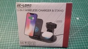 Ładowarka indukcyjna bezprzewodowa 2w1 LE-LOAD 3200768 