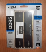 Pamięć RAM Crucial 128 GB (2x64 GB) 5600 MHz CL46 CP2K64G56C46U5 Gwarancja