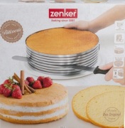 Tortownica ciasta foremka obrecz warstwowego ciecia ciasta 28cm NOWE ZENKER