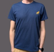 Koszulka 100% bawełna INFINITY, granatowa roz S-XL