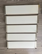 Zestaw 5 półek ściennych IKEA (pojedyncza półka: 80x20x2,5 cm)