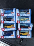 Bburago 1:43 auto metalowe zestaw 8szt