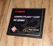 Karta pamięci Compactflash 32 mb Canon Sandisk