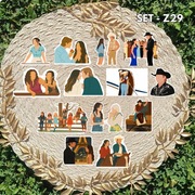 Komplet naklejek | Nie ten Paryż | Film | 2025