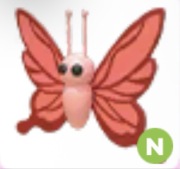 Scarlet Butterfly N - Adopt Me Roblox