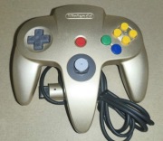 ORYGINALNY Pad do Nintendo 64 (N64) - ZŁOTY (UNIKAT) SUPER STAN! / NUS-005