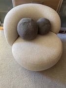 Poduszka ozdobna kulka okrągła piłka ball kula tkania boucle fi.25 kolor B