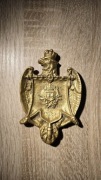 Patriotyczna popielniczka z mosiądzu, orzeł