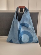 Nowa torba shopperka denim jeansowa niebieska shopper bag