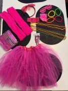 zestaw akcesoriów w stylu lat 80. Rozmiar uniwersalny 