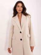 Płaszcz damski wiosenny zapinany na guziki 