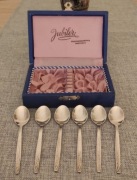 Posrebrzane łyżeczki deserowe JUBILER 