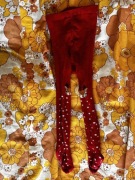 Rajstopy dziecięce czerwone