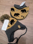 Czapka zimowa niemowlęca + komin